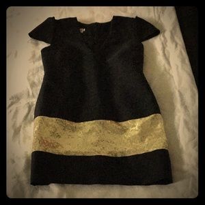 Camilyn Beth Black Cocktail Dress w/Sequins
